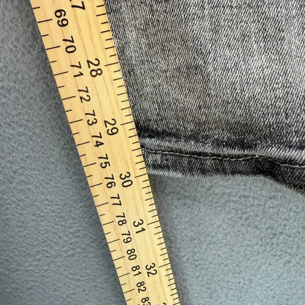 RGSTR Distressed Ripped Denim Jeans Slim Fit 34 FIT 32x30 Gray Acid Wash Street